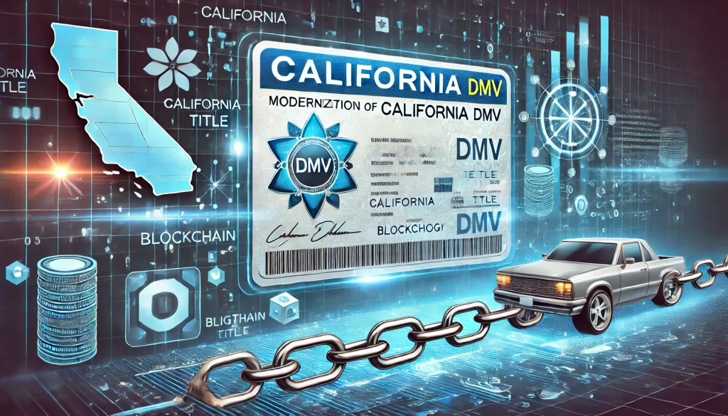 Revolutionary Blockchain: California DMV Digitizes Vehicle Titles