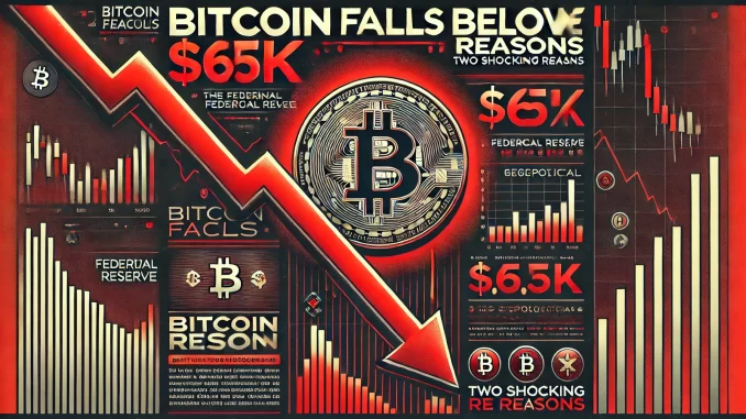 Title: Bitcoin Plummets Below $65K Amid Two Shocking Developments